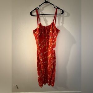 Reformation Vibrant Red Dress